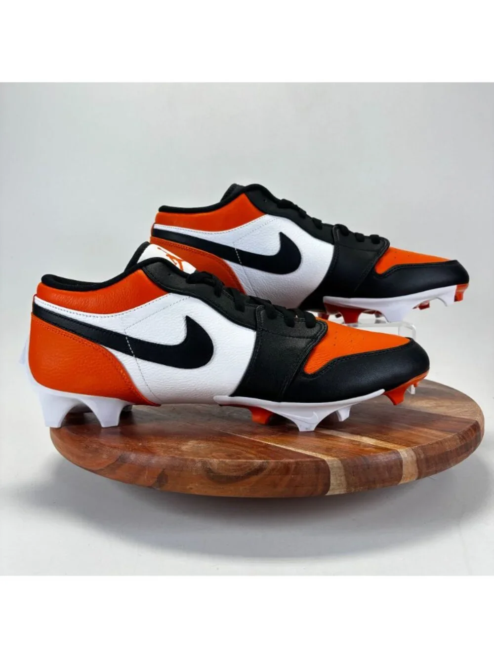 Nike Air Jordan 1 Low TD Shattered Backboard Football Cleats FJ6245-801 Men's 15